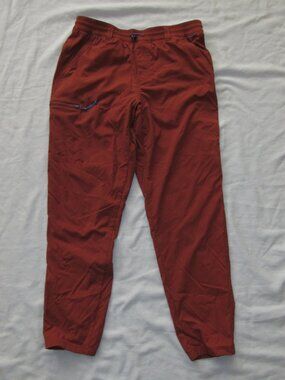 REI CO-OP Trailmade Joggers Burnt Orange Pants Men's sz M Outdoor Hiking Travel
